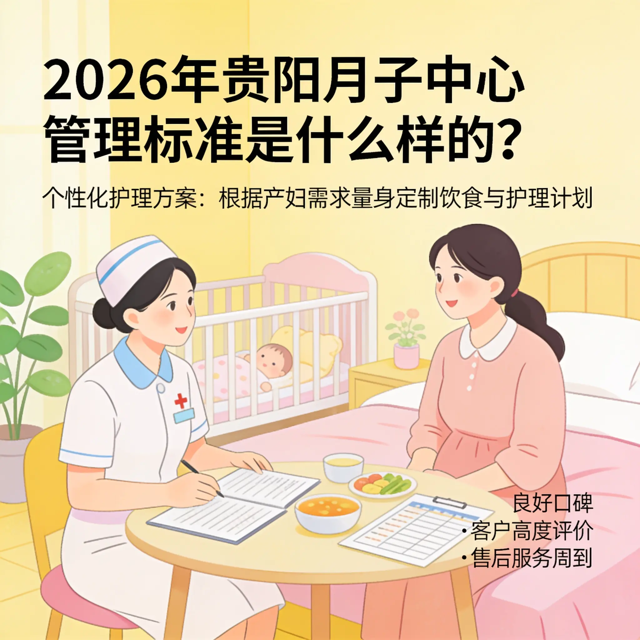 2026年花溪月子中心管理标准是什么样的？